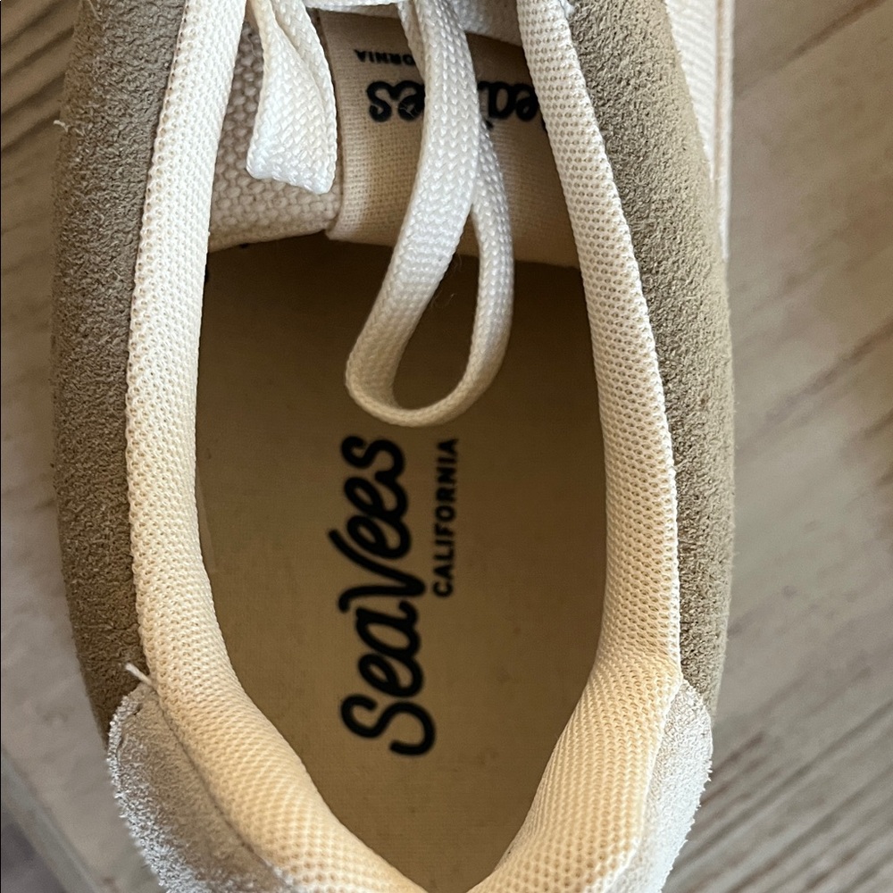 Seavees Cardinal Lace-Up Sneakers olive green, khaki and tan mens size 13 - Picture 12 of 15